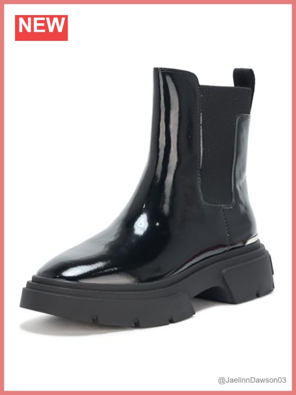 DKNY Women's Fenella Chelsea Slip On Leather Ankle Boots Round Toe